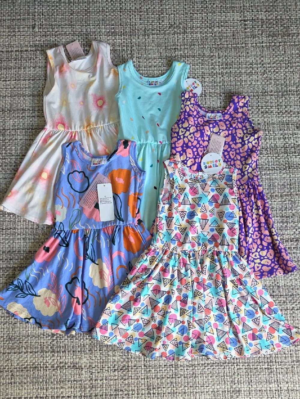 DotDotSmile NWT Tank Dress Lot Of 5